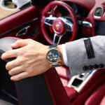 POEDAGAR 848 Fashion Man Clock Dual Time Zone Display Waterproof Date Men Watch Sports Mesh Stainless Steel Men's Quartz Watches+Box - Image 4