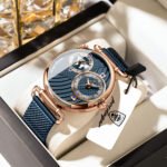 POEDAGAR 848 Fashion Man Clock Dual Time Zone Display Waterproof Date Men Watch Sports Mesh Stainless Steel Men's Quartz Watches+Box - Image 2