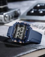 POEDAGAR E123 Top Fashion Sports Men Watch Waterproof Week Date Alarm Man Wristwatch Silicone Strap LED Electronic Men's Watches Male - Image 6